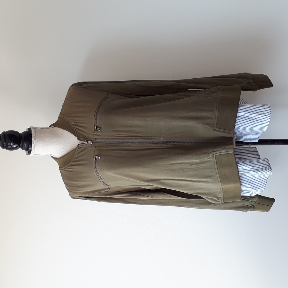 Mystree layer bomber jacket